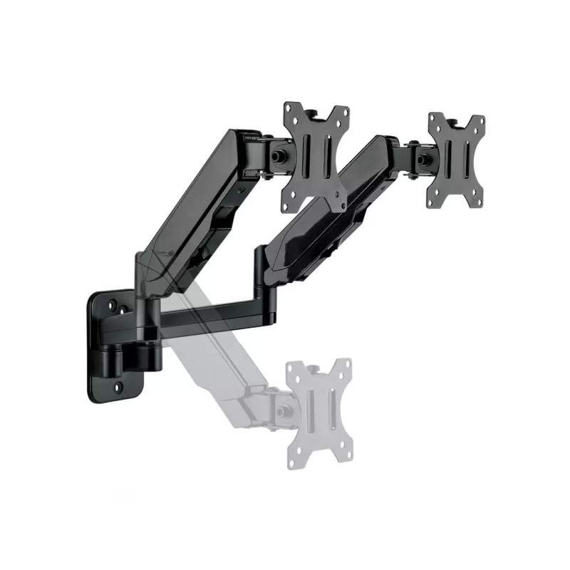 Multibrackets M Monitormount Wall Basic Dual laikiklis dviem monitoriams 16 kg 17-32 col. juodas
