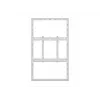 Korpusas sieniniam montavimui MULTIBRACKETS M Pro Series 55 colių ekranams, Slim Medium, Baltas, plienas, 1360×87×860 mm, gulsčias/vertikalus