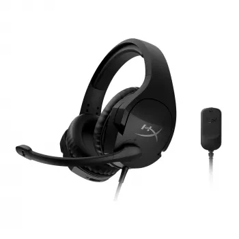 Ausinės HyperX Cloud Stinger S, laidinės, ant galvos, žaidimams, juodos