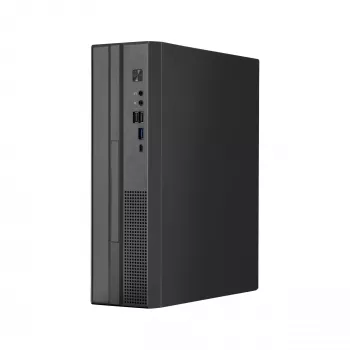 Kompiuterio korpusas CHIEFTEC DT-10B-300 Small Form Factor (SFF) juodas su 300 W TFX maitinimo bloku