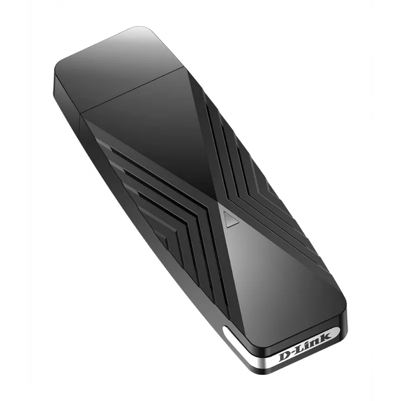 D-Link AX1800 Wi-Fi 6 USB adapteris, belaidis, USB, WLAN, 1800 Mbit/s, juodas