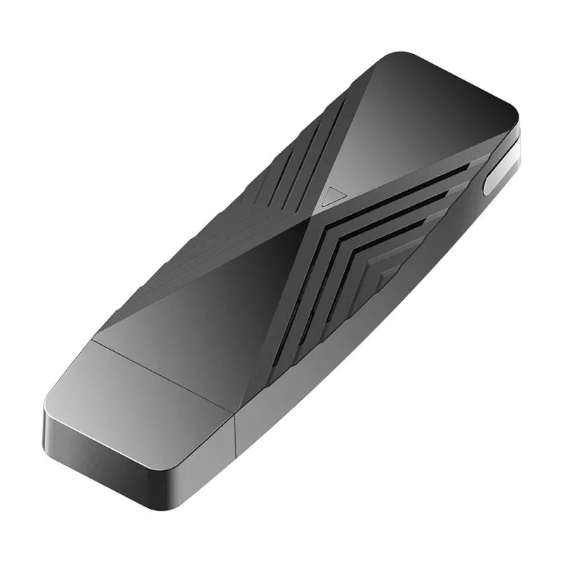 D-Link AX1800 Wi-Fi 6 USB adapteris, belaidis, USB, WLAN, 1800 Mbit/s, juodas