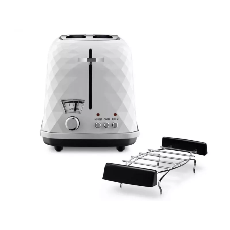 Skrudintuvas De’Longhi CTJ 2103.W 2 griežinėliai 900 W juodas, baltas