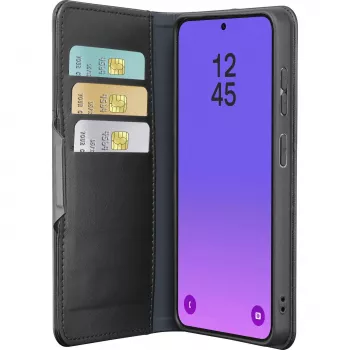 Cellularline Book Agenda 2 dėklas Galaxy A57 – knygos stiliaus dirbtinės odos dėklas su magnetiniu užraktu, stovo funkcija ir RFID/NFC apsauga