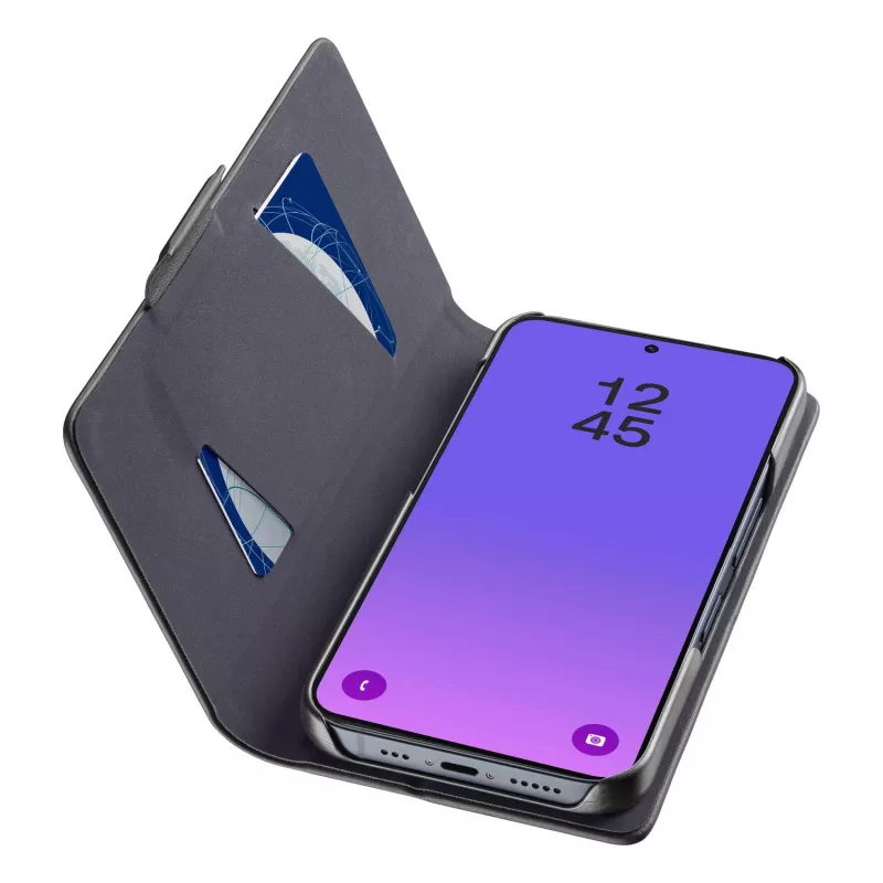 Cellularline Book - Galaxy A57 Dėklas su kortelių kišene, magnetiniu užsegimu ir pilna prieiga prie mygtukų bei jungčių