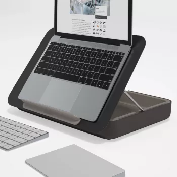 Dataflex Addit Bento® ergonomic toolbox 903 – nešiojamojo kompiuterio stovas, juodas, 38,1 cm (15 inch)