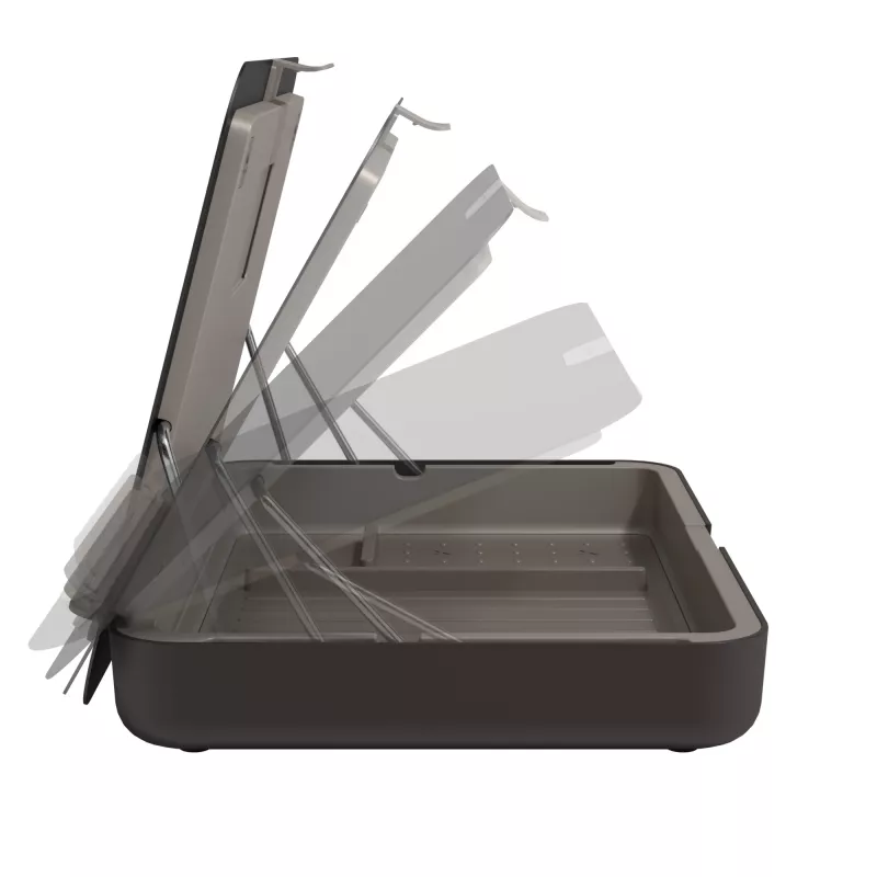 Dataflex Addit Bento® ergonomic toolbox 903 – nešiojamojo kompiuterio stovas, juodas, 38,1 cm (15 inch)