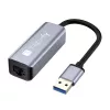Techly IDATA USB-ETGIGA-AA nešiojamojo kompiuterio dokas / prievadų kartotuvas, laidinis USB 3.2 Gen 1 (3.1 Gen 1) Type-A, juodas, sidabrinis