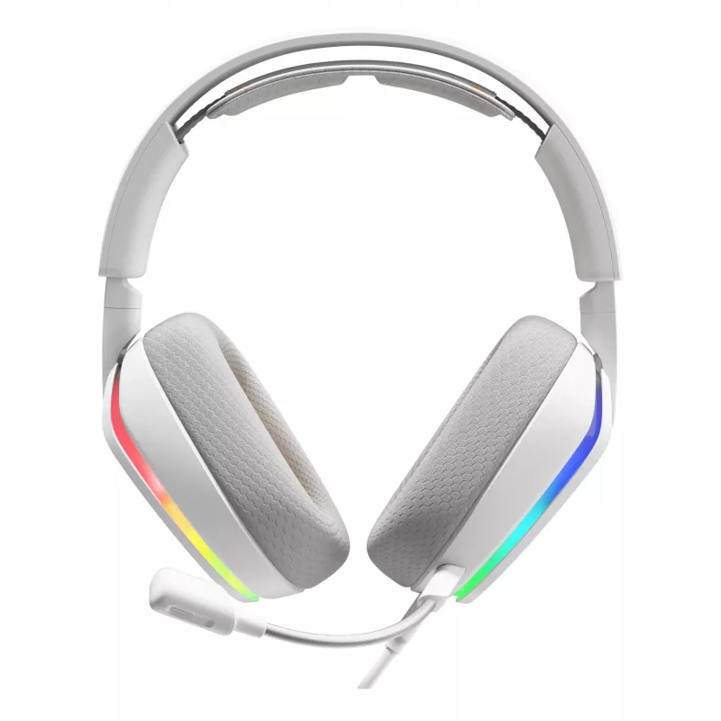 Glorious Gaming GHS Eternal RGB – Stereo RGB žaidimų ausinės, PC, PS5, PS4, Switch, baltos