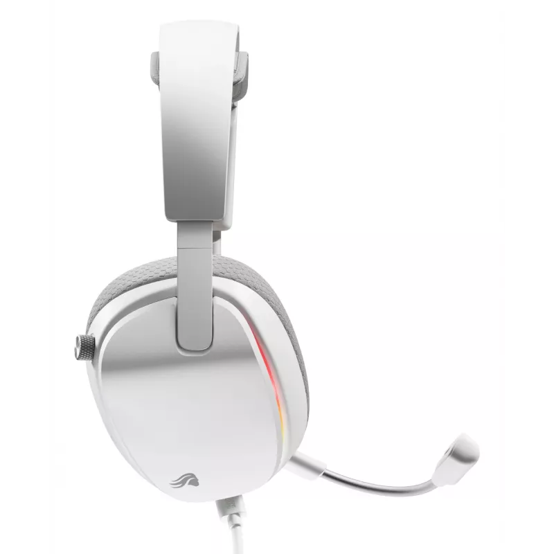 Glorious Gaming GHS Eternal RGB – Stereo RGB žaidimų ausinės, PC, PS5, PS4, Switch, baltos