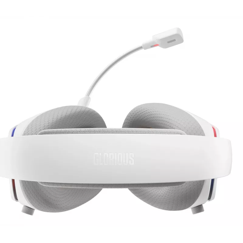 Glorious Gaming GHS Eternal RGB – Stereo RGB žaidimų ausinės, PC, PS5, PS4, Switch, baltos
