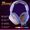 Glorious Gaming GHS Eternal RGB – Stereo RGB žaidimų ausinės, PC, PS5, PS4, Switch, baltos