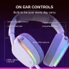 Glorious Gaming GHS Eternal RGB – Stereo RGB žaidimų ausinės, PC, PS5, PS4, Switch, baltos