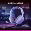 Glorious Gaming GHS Eternal RGB – Stereo RGB žaidimų ausinės, PC, PS5, PS4, Switch, baltos