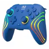 Belaidis ir laidinis žaidimų pultas Turtle Beach Afterglow Wave Blue, skirtas Nintendo Switch 2 – Bluetooth/USB-C, RGB, įmontuota 20 h baterija, 3 m laidas