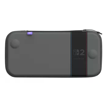 Kelioninis dėklas Turtle Beach PlayTrek Slim Case, skirtas Nintendo Switch 2, anglies juodos spalvos, 290×58×145 mm