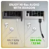 Axagon ADA-HA USB-A į 3,5 mm lizdą Hi-Res garso DAC adapteris, 384kHz/32bit, Stereo