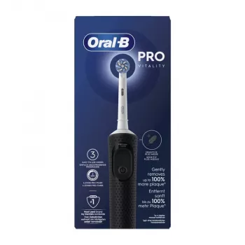 BRAUN Oral‑B Vitality Pro Elektrinis dantų šepetėlis – Sukamasis/Osiliuojantis, Juodas