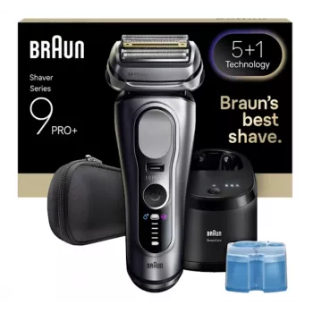 Folijos skustuvas Braun Series 9 Pro+ 9667CC sidabrinis nerūdijantis plienas