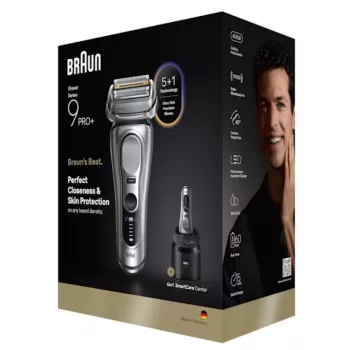 Folijos skustuvas Braun Series 9 Pro+ 9667CC sidabrinis nerūdijantis plienas
