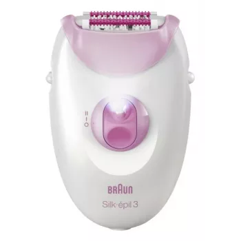 Braun Silk-epil 3-000 epiliatorius 20 pincetų Rožinis