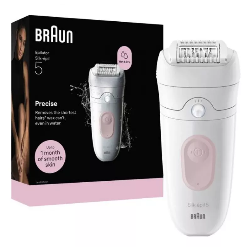 Braun Silk-epil 5-000 28 pincetai Rožinis