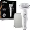 Braun Silk-epil 9 Sidabrinis epiliatorius