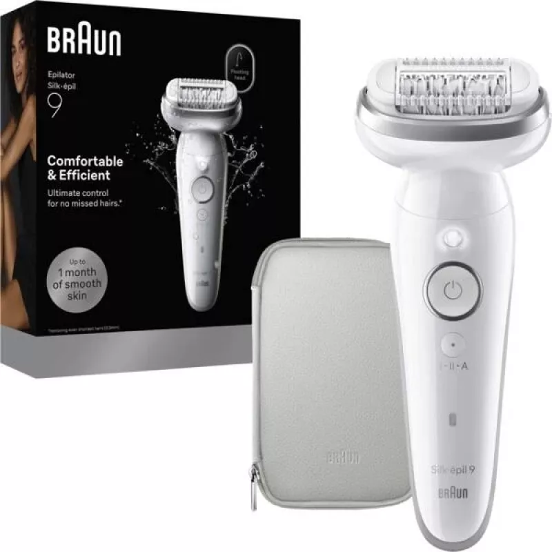 Braun Silk-epil 9 Sidabrinis epiliatorius