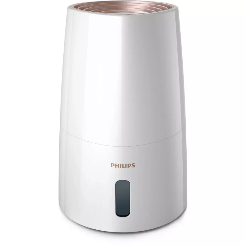 Philips HU3916/10 drėkintuvas 3 L ultragarsinis, 25 W, baltas/rožinis auksas, 250×250×375 mm
