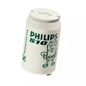 Uždegiklis liuminescencinėms lempoms Philips S10 4–65 W 220–240 V baltas, 21,5×40,3 mm