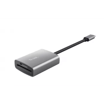 Trust 24136 kortelių skaitytuvas USB 3.2 Gen 1 (3.1 Gen 1) Type-C aliuminis