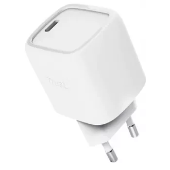 Įkroviklis Trust Maxo 30W USB-C GaN greitasis įkrovimas baltas