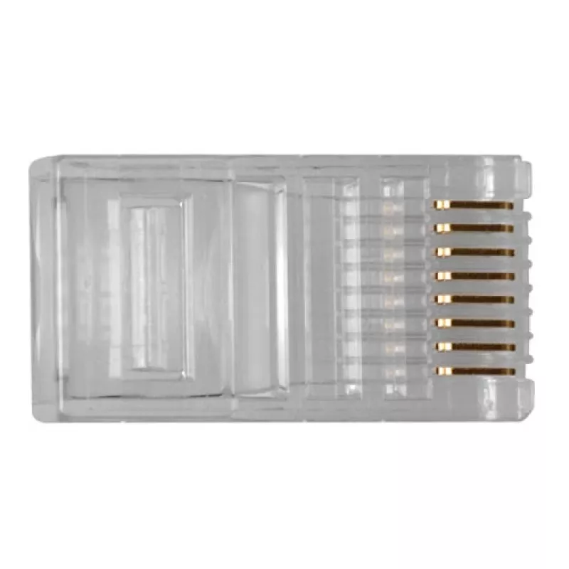 ACT RJ45 (8P/8C) modulinė jungtis apvaliam kabeliui su vientisais laidininkais