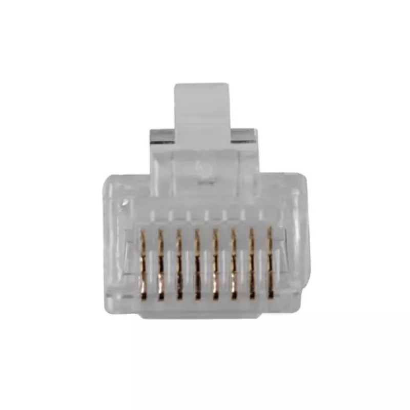 ACT RJ45 (8P/8C) modulinė jungtis apvaliam kabeliui su vientisais laidininkais