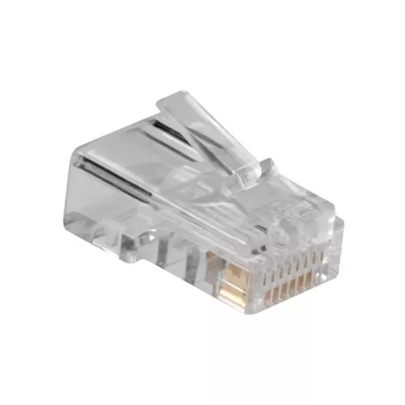 ACT RJ45 (8P/8C) modulinė jungtis apvaliam kabeliui su vientisais laidininkais