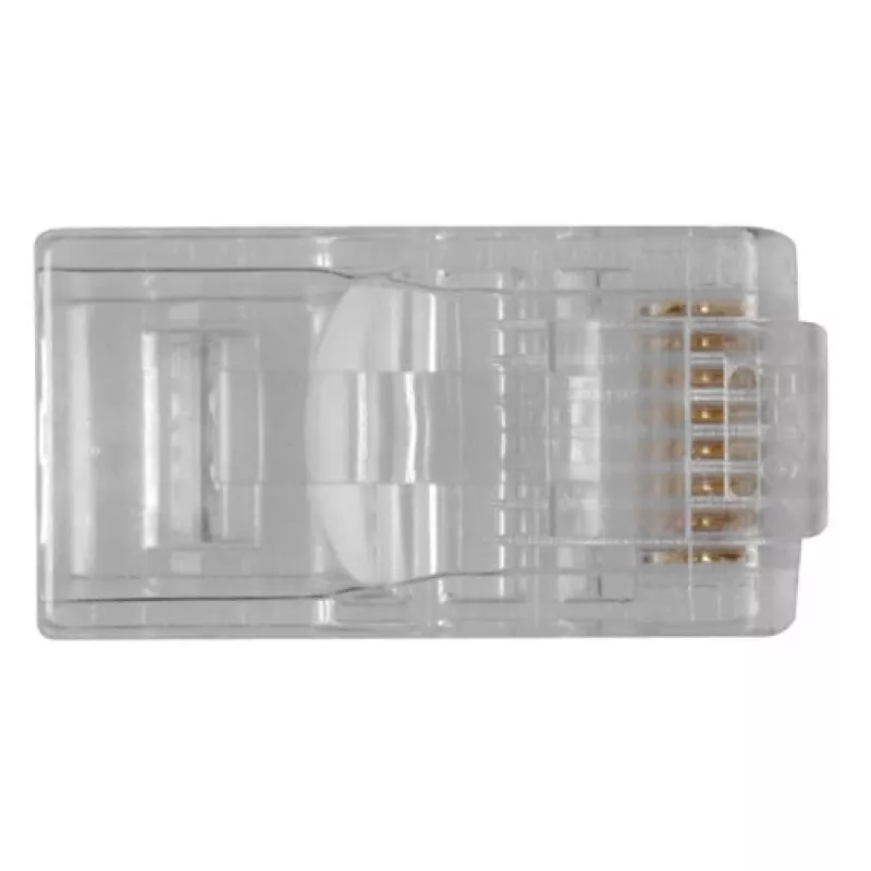 ACT RJ45 (8P/8C) modulinė jungtis apvaliam kabeliui su vientisais laidininkais