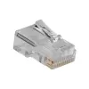 ACT RJ48 (10P/10C) modulinė jungtis plokščiam kabeliui
