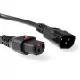ACT maitinimo laidas C13 IEC Lock C14 juodas 1 m PC1024 230V 10A
