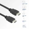 ACT AK3874 HDMI laidas 3 m HDMI A tipo (standartinis) Juoda