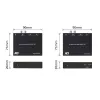 Garsinio signalo praplėtimo rinkinys ACT AC7710 – skaitmeninis/analoginis per Cat5e/Cat6 su DAC, TOSLINK I/O, iki 300 m, maitinamas per USB 5V
