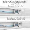 ACT Blue 20 metrų S/FTP CAT6A B2ca PoE++ 100W vientisas paruoštas montavimo kabelis, RJ45 vyriškas – moteriškas