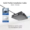 ACT Blue 20 metrų S/FTP CAT6A B2ca PoE++ 100W vientisas paruoštas montavimo kabelis, RJ45 vyriškas – moteriškas