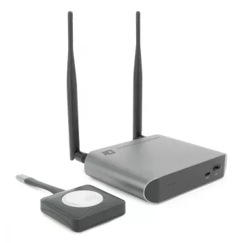 ACT Aero 4K belaidė prezentacijų sistema, stalinis, juoda, pilka, 3840 x 2160, 2160p, USB Type-C, USB