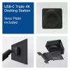 ACT universali USB-C dokų stotelė AC7148, 3x 4K monitoriams, DisplayLink, 135W