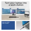 ACT universali USB-C dokų stotelė AC7148, 3x 4K monitoriams, DisplayLink, 135W