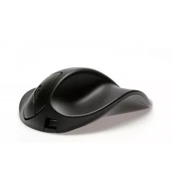 BakkerElkhuizen HandShoeMouse ExtraSmall, dešinei rankai, USB-A, 1500 DPI, juoda
