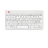 Ergonominė klaviatūra R-Go Compact Break, kompaktiška su pertraukų programine įranga, QWERTZ (CH), Bluetooth, balta