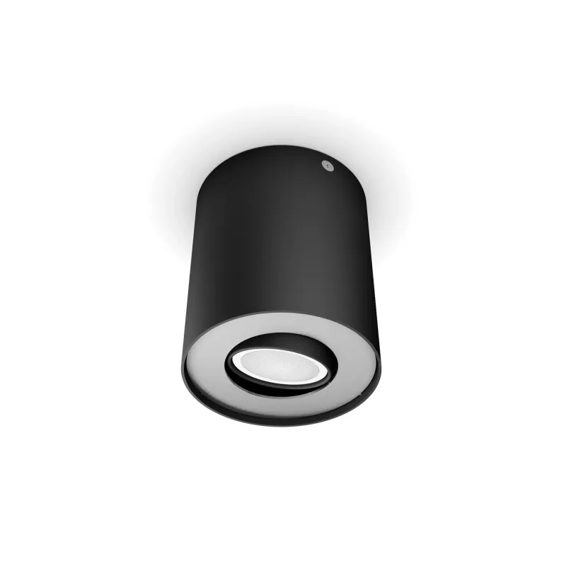Philips Hue 929003811601 prožektorius su Bluetooth, 4,2 W, juodas, Ø103 mm, aukštis 120 mm