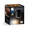 Philips Hue 929003811601 prožektorius su Bluetooth, 4,2 W, juodas, Ø103 mm, aukštis 120 mm