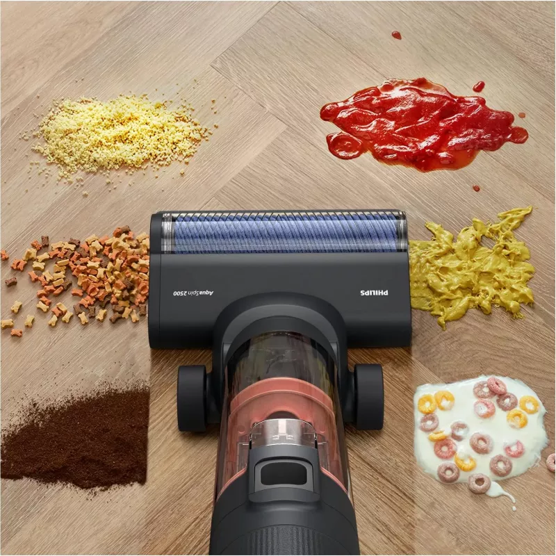 Philips 6000 serijos XW6264/11 belaidis šluotinis dulkių siurblys, sausas ir šlapias valymas, cikloninis, be maišelio, pilka